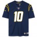 Justin Herbert Los Angeles Chargers Autographed Fanatics Authentic Navy Nike Limited Jersey
