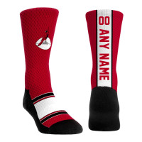 Детские Именные носки Arizona Cardinals Rock Em Cardinal Throwback Jersey Crew