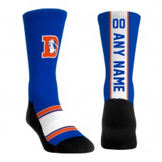 Подростковая Denver Broncos Rock Em Socks Royal Throwback Jersey Custom Crew Socks