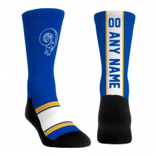 Los Angeles Rams Rock Em Socks Unisex Throwback Jersey Custom Crew Socks - Royal Los Angeles Rams Rock Em Socks Unisex Throwback Jersey Custom Crew Socks - Royal