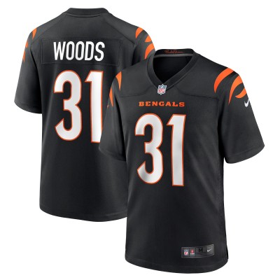 Игровая джерси Ickey Woods Cincinnati Bengals Nike Retired Player Game - Black