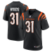 Джерси Cincinnati Bengals Ickey Woods Nike Black Retired Game Джерси Cincinnati Bengals Ickey Woods Nike Black Retired Game