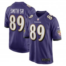 Игровая джерси Steve Smith Sr. Baltimore Ravens Nike Retired Player Game - Purple