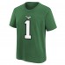 Дошкольникам Philadelphia Eagles Jalen Hurts Nike Kelly Green Player Name & Number T-Shirt