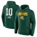 Толстовка Green Bay Packers Jordan Love Green Team Wordmark Name & Number
