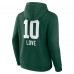 Толстовка Green Bay Packers Jordan Love Green Team Wordmark Name & Number