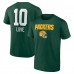 Футболка Green Bay Packers Jordan Love Green Team Wordmark Name & Number