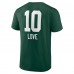 Футболка Green Bay Packers Jordan Love Green Team Wordmark Name & Number