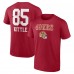 Футболка George Kittle San Francisco 49ers Team Wordmark Name & Number - Scarlet