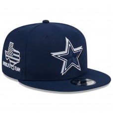 Бейсболка Dallas Cowboys New Era 2024 NFL Draft 9FIFTY - Navy