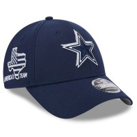 Бейсболка Dallas Cowboys New Era 2024 NFL Draft 9FORTY - Navy