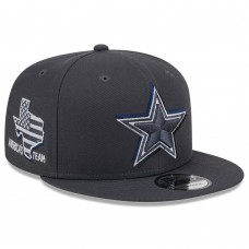 Бейсболка Dallas Cowboys New Era 2024 NFL Draft 9FIFTY - Graphite