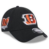 Бейсболка Cincinnati Bengals New Era 2024 NFL Draft 9FORTY - Black