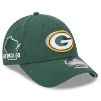 Бейсболка Green Bay Packers New Era 2024 NFL Draft 9FORTY - Green