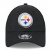 Бейсболка Pittsburgh Steelers New Era 2024 NFL Draft 9FORTY - Black
