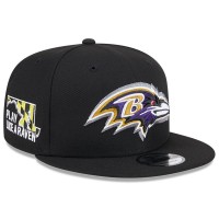 Бейсболка Baltimore Ravens New Era 2024 NFL Draft 9FIFTY - Black
