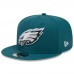 Бейсболка Philadelphia Eagles New Era 2024 NFL Draft 9FIFTY - Midnight Green