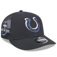Бейсболка Indianapolis Colts New Era 2024 NFL Draft Low Profile 9FIFTY - Graphite