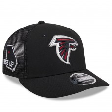 Бейсболка Atlanta Falcons New Era 2024 NFL Draft Low Profile 9FIFTY - Black