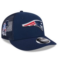 Бейсболка New England Patriots New Era 2024 NFL Draft Low Profile 9FIFTY - Navy