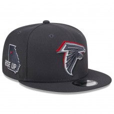 Бейсболка Atlanta Falcons New Era 2024 NFL Draft 9FIFTY - Graphite