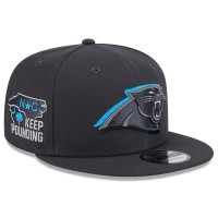Бейсболка Carolina Panthers New Era 2024 NFL Draft 9FIFTY - Graphite
