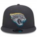 Бейсболка Jacksonville Jaguars New Era 2024 NFL Draft 9FIFTY - Graphite
