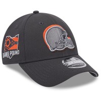Бейсболка Cleveland Browns New Era 2024 NFL Draft 9FORTY - Graphite
