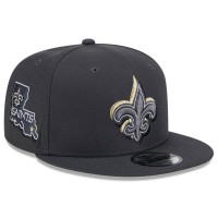 Бейсболка New Orleans Saints New Era 2024 NFL Draft 9FIFTY - Graphite