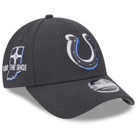 Бейсболка Indianapolis Colts New Era 2024 NFL Draft 9FORTY - Graphite