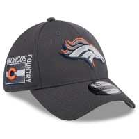 Бейсболка Denver Broncos New Era 2024 NFL Draft 39THIRTY - Graphite