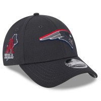 Бейсболка New England Patriots New Era 2024 NFL Draft 9FORTY - Graphite