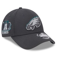 Бейсболка Philadelphia Eagles New Era 2024 NFL Draft 9FORTY - Graphite