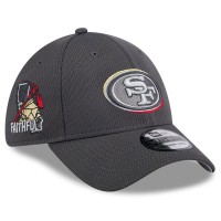 Бейсболка San Francisco 49ers New Era 2024 NFL Draft 39THIRTY - Graphite