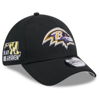Бейсболка Baltimore Ravens New Era 2024 NFL Draft 39THIRTY - Black