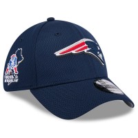 Бейсболка New England Patriots New Era 2024 NFL Draft 39THIRTY - Navy