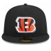 Бейсболка Cincinnati Bengals New Era 2024 NFL Draft 59FIFTY - Black