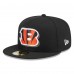 Бейсболка Cincinnati Bengals New Era 2024 NFL Draft 59FIFTY - Black