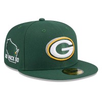 Бейсболка Green Bay Packers New Era 2024 NFL Draft 59FIFTY - Green