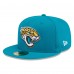 Бейсболка Jacksonville Jaguars New Era 2024 NFL Draft 59FIFTY - Teal