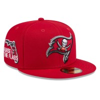 Бейсболка Tampa Bay Buccaneers New Era 2024 NFL Draft 59FIFTY - Red