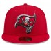 Бейсболка Tampa Bay Buccaneers New Era 2024 NFL Draft 59FIFTY - Red