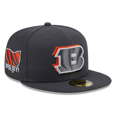Бейсболка Cincinnati Bengals New Era Official 2024 NFL Draft On Stage 59FIFTY - Graphite