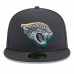 Бейсболка Jacksonville Jaguars New Era Official 2024 NFL Draft On Stage 59FIFTY - Graphite