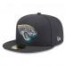 Бейсболка Jacksonville Jaguars New Era Official 2024 NFL Draft On Stage 59FIFTY - Graphite
