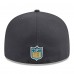 Бейсболка Jacksonville Jaguars New Era Official 2024 NFL Draft On Stage 59FIFTY - Graphite