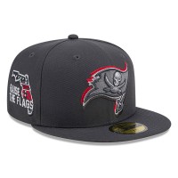Бейсболка Tampa Bay Buccaneers New Era Official 2024 NFL Draft On Stage 59FIFTY - Graphite