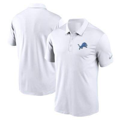 Detroit Lions Nike White Franchise Logo Performance Polo