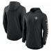Футболка с длинным рукавом с капюшоном New Orleans Saints Nike Black Blitz Tri-Blend Performance
