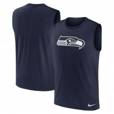 Майка Seattle Seahawks Nike Blitz Legend Muscle - College Navy